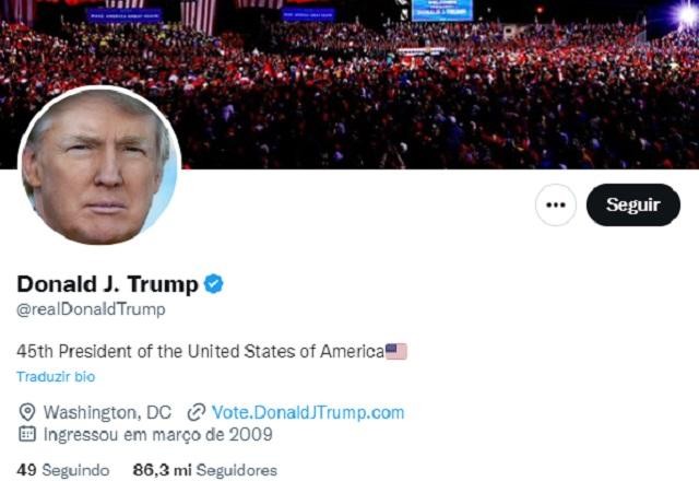 Imagem da noticia Elon Musk reativa conta de Donald Trump no Twitter