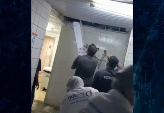 Imagem da noticia Teto de hospital desaba pela segunda vez em menos de um mês