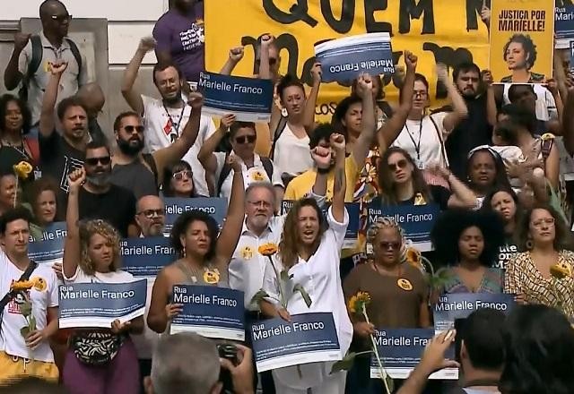Imagem da noticia Manifestações lembram cinco anos sem Marielle Franco e Anderson Gomes