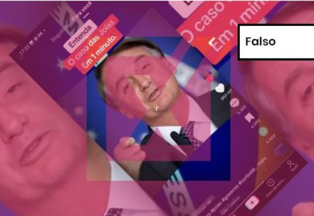 Imagem da noticia FALSO: Polícia Federal não disse que suposto esquema de venda de joias foi inventado; vídeo de Bolsonaro tem indícios de IA