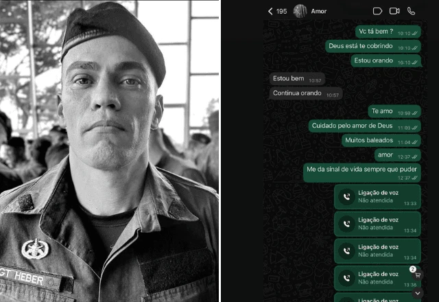 Imagem da noticia Policial do Bope mandou mensagens à esposa antes de morrer em megaoperação no Rio: "Continua orando"