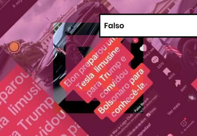 Imagem da noticia FALSO: Post sobre limusine da Tesla criada para Trump foi feito por perfil de paródias de Elon Musk