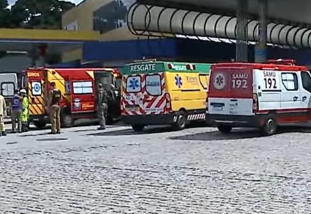 Imagem da noticia Ladrão vestido com roupa tática causa terror em posto de combustível