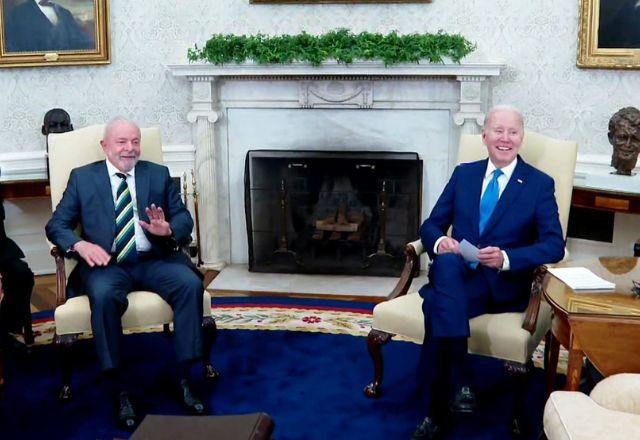 Imagem da noticia Lula conversa por telefone com presidente dos Estados Unidos