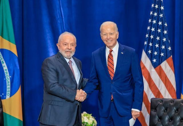 Imagem da noticia Lula e Biden lançam parceria em defesa dos direitos dos trabalhadores