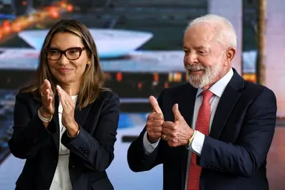 Primeira-dama, Janja da Silva, vai desfilar na Marquês de Sapucaí Primeira-dama, Janja da Silva, vai desfilar na Marquês de Sapucaí