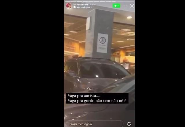 Imagem da noticia Influenciadora zomba de vagas exclusivas para autistas em Goiânia