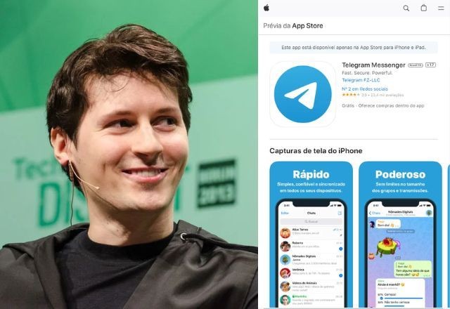 Imagem da noticia Downloads do Telegram no iOS aumentam após prisão de Durov