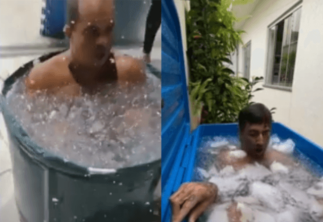 Imagem da noticia De emagrecimento a "reset de dopamina": o que se sabe sobre o banho de gelo?