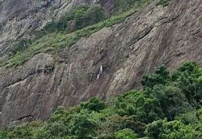 Homem sofre acidente ao saltar de base jump da Pedra do Baú (SP) Homem sofre acidente ao saltar de base jump da Pedra do Baú (SP)