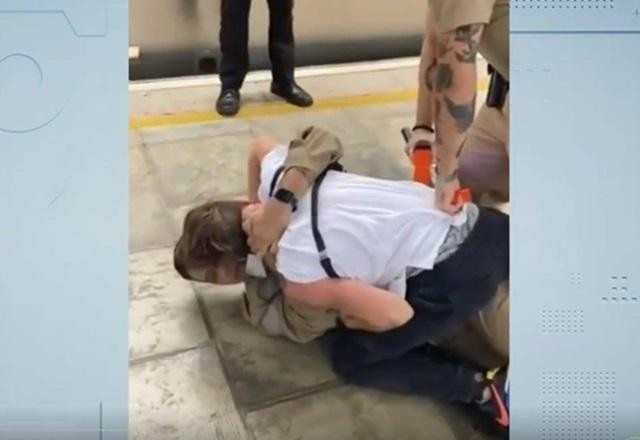 Imagem da noticia Jovem é agredido por seguranças em estação de trem em SP