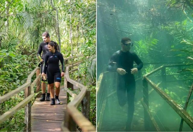Imagem da noticia Trilha turística fica submersa após temporal no Mato Grosso do Sul