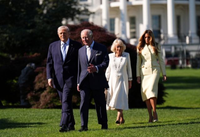 Imagem da noticia "Minha mãe tinha uma queda pelo Charles", diz Trump durante visita do rei britânico