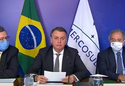 30 anos Mercosul: Bolsonaro defende atualização de tarifas no bloco 30 anos Mercosul: Bolsonaro defende atualização de tarifas no bloco