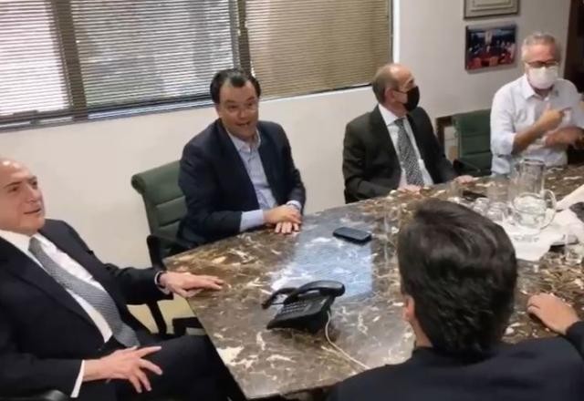 Imagem da noticia Temer recebe senadores do MDB que apoiam Lula