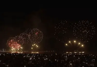 Santos prepara mega Réveillon para receber 1 milhão de pessoas Santos prepara mega Réveillon para receber 1 milhão de pessoas