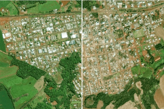 Imagem da noticia Famílias afetadas por tornado no Paraná terão repasse de até R$ 50 mil