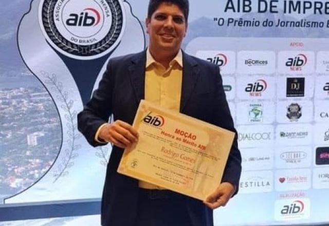 Imagem da noticia SBT Rio é homenageado na 13ª edição do troféu AIB de Imprensa