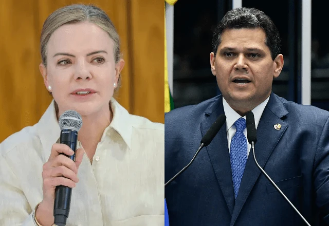 Imagem da noticia Gleisi reage a críticas de Alcolumbre e rebate insinuações de negociação de cargos na indicação de Messias ao STF