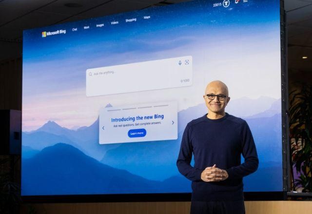 Imagem da noticia Microsoft apresenta Bing e Edge com inteligência artificial da OpenAI