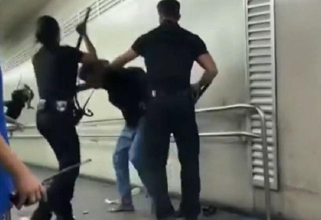 Imagem da noticia Coletor de recicláveis é agredido por seguranças do metrô de SP