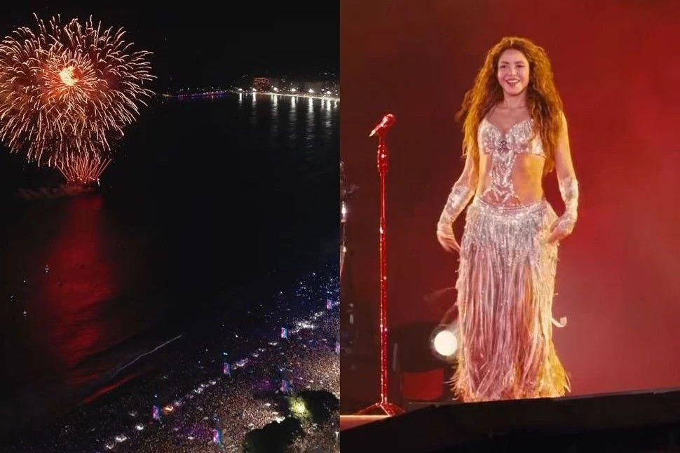 Imagem da noticia Show de Shakira levou 2 milhões de pessoas à praia de Copacabana, diz prefeitura do Rio