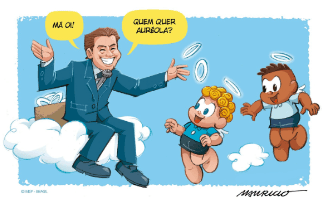 Imagem da noticia Silvio Santos ganha tirinha de homenagem da Turma da Mônica; confira