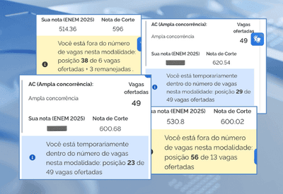 Sisu 2026: Estudantes monitoram 'classificação parcial' para planejar inscrições Sisu 2026: Estudantes monitoram 'classificação parcial' para planejar inscrições