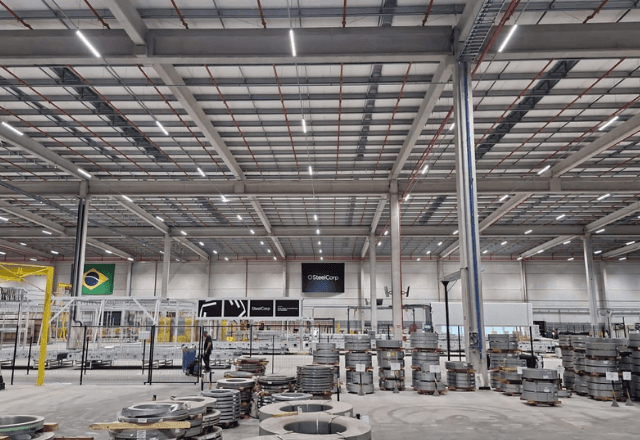 Imagem da noticia Até 10 mil casas por ano: SteelCorp inaugura mega fábrica em Cajamar para construção civil