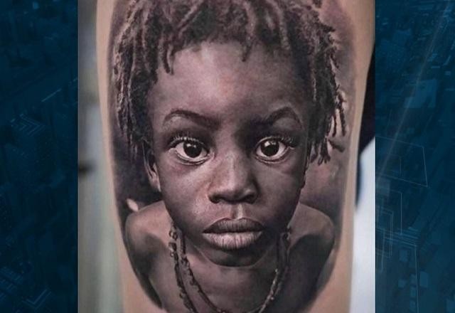 Imagem da noticia Rosto de criança negra é tatuado em desconhecido sem autorização