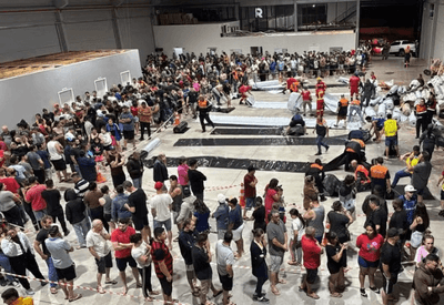 Chuva com granizo deixa feridos e desabrigados em Erechim (RS) Chuva com granizo deixa feridos e desabrigados em Erechim (RS)