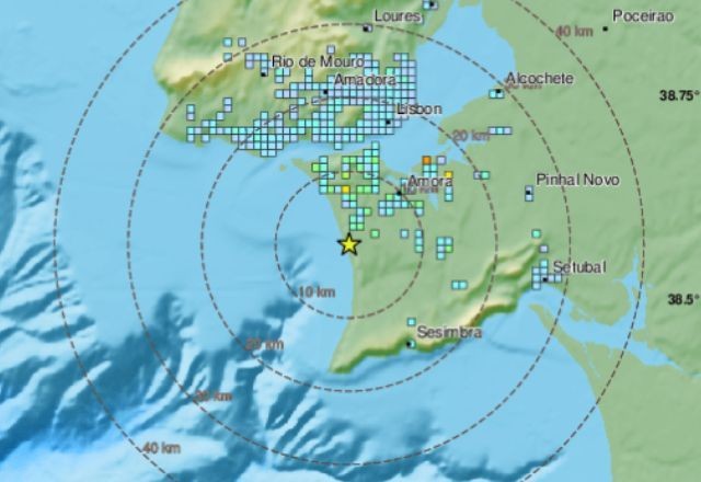 Imagem da noticia Terremoto de magnitude 4,7 atinge Portugal nesta segunda-feira (17)