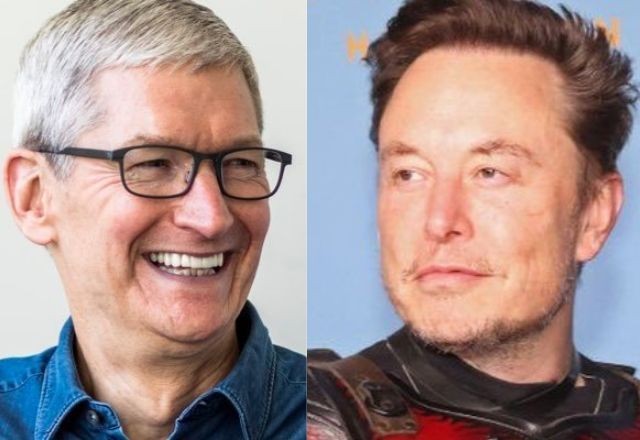 Imagem da noticia Elon Musk ameaça banir iPhones e computadores Mac de suas empresas após anúncio da IA da Apple