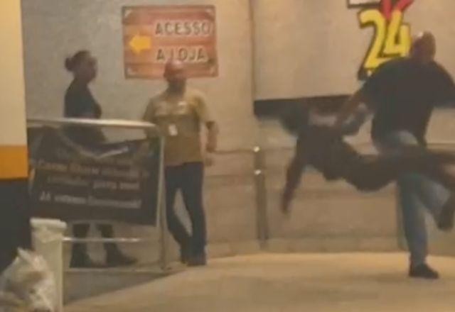 Imagem da noticia Funcionários que agrediram mulher em supermercado foram demitidos