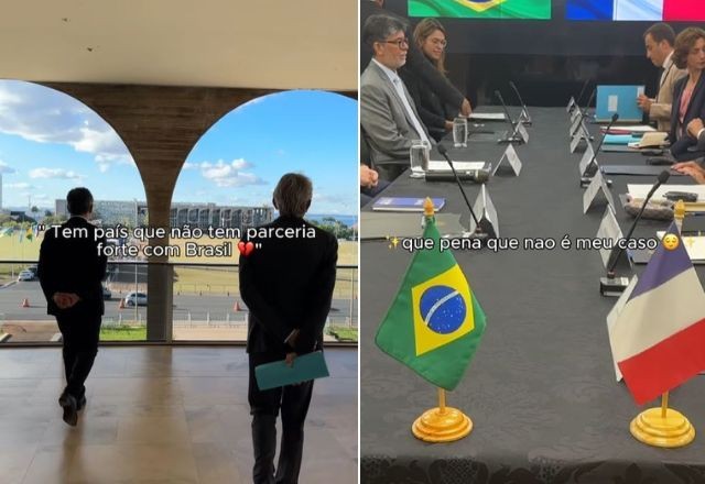 Imagem da noticia França exalta relação com Brasil em vídeo que ironiza EUA: 'pena que não é o meu caso'
