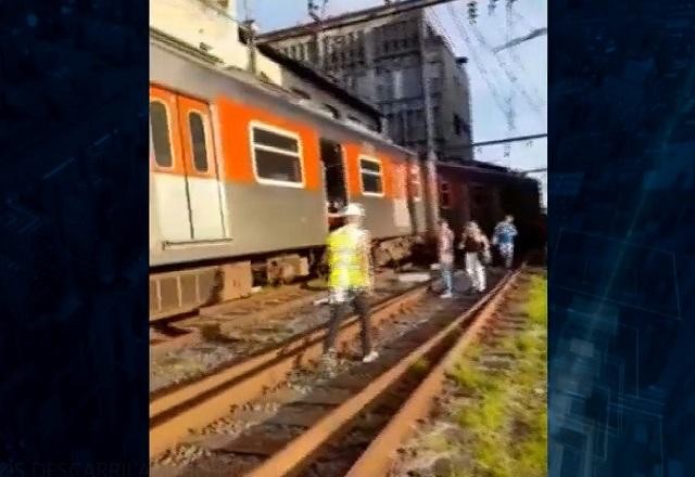Imagem da noticia SP: trem sai os trilhos e circulação em trecho é interrompida