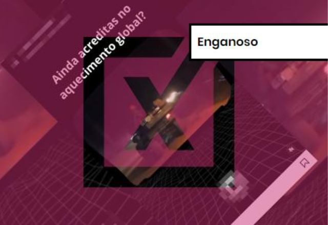 Imagem da noticia ENGANOSO: Vídeo de queima controlada é tirado de contexto para negar o aquecimento global