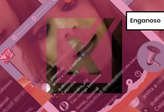 Imagem da noticia ENGANOSO: Vídeo em que Anitta faz críticas ao governo federal é de 2022