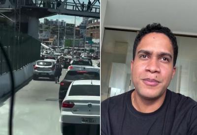 “Tempo é fundamental”, diz médico que viralizou ao abrir caminho para ambulância em Salvador “Tempo é fundamental”, diz médico que viralizou ao abrir caminho para ambulância em Salvador