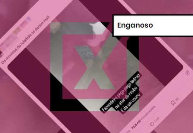 Imagem da noticia ENGANOSO: Vídeo que mostra suposto roubo em fazenda é de 2022, e não tem ligação com Lula