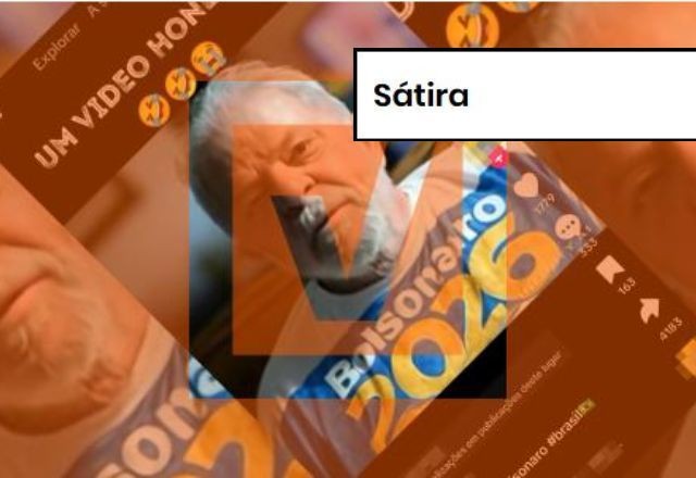 Imagem da noticia SÁTIRA: Vídeo satírico de Lula pedindo votos para Bolsonaro em 2026 foi gerado por IA