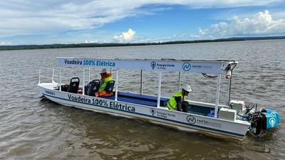 Transporte elétrico e sustentável faz viagem inaugural no Xingu