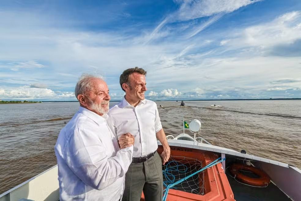 Imagem da noticia Lula recebe Emmanuel Macron em Belém