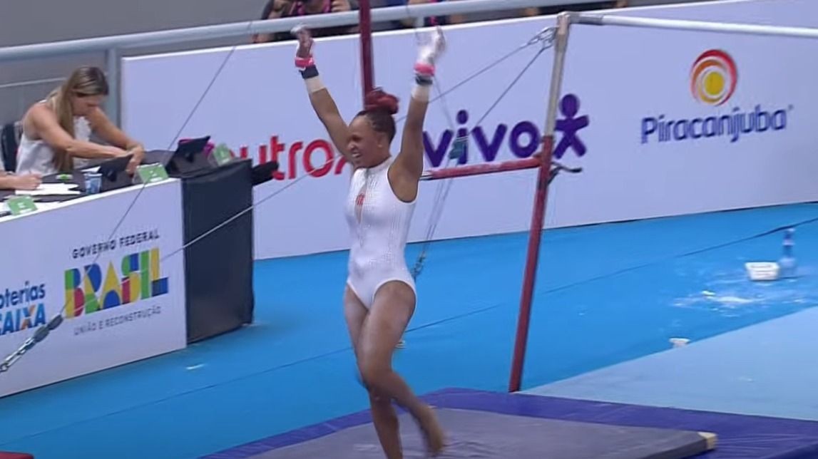 Imagem da noticia Rebeca Andrade conquista ouro nas barras assimétricas no Campeonato Brasileiro