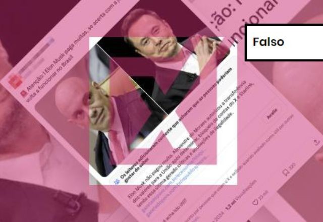 Imagem da noticia FALSO: X voltou a funcionar temporariamente por causa de troca de servidor, não por pagamento de multa