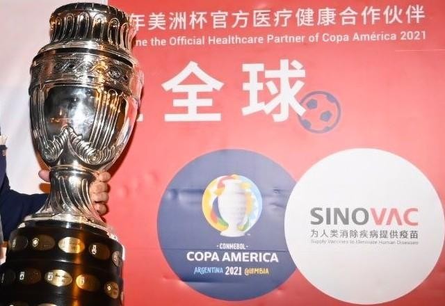 Imagem da noticia Conmebol recebe 50 mil vacinas contra Covid-19 doadas por empresa chinesa