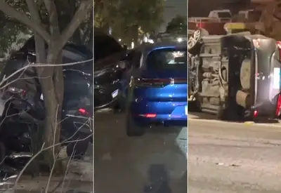 Motorista de Porsche perde controle e atinge quatro veículos estacionados em SP Motorista de Porsche perde controle e atinge quatro veículos estacionados em SP