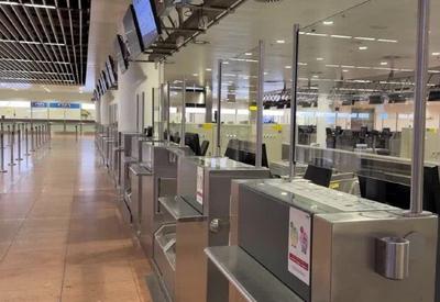 Aeroporto de Bruxelas é fechado após avistamento de drone Aeroporto de Bruxelas é fechado após avistamento de drone