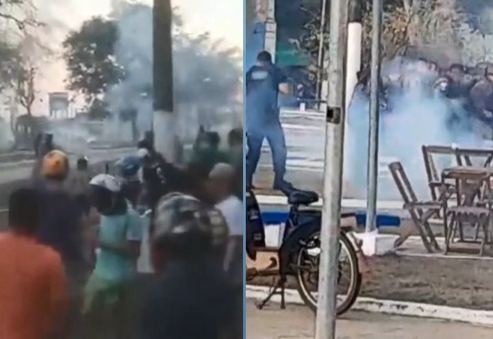 Imagem da noticia Garimpeiros atacam agentes da PF com rojões durante operação