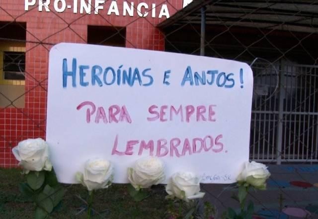 Imagem da noticia Ataque a creche de Saudades (SC) completa 1 ano; vítimas são homenageadas